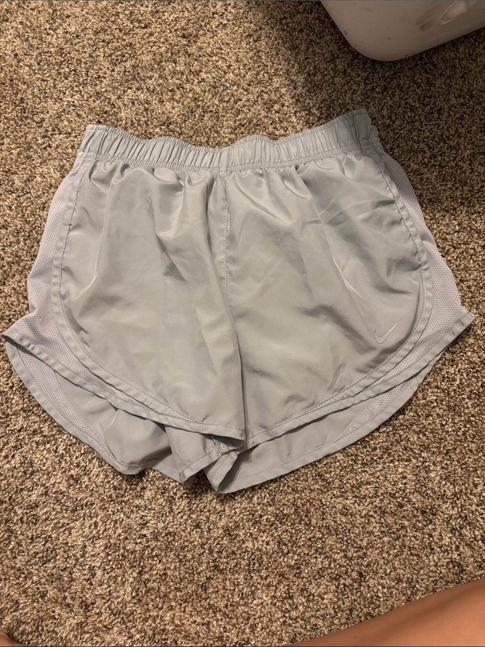 Nike Women’s Light Gray Athletic Running Shorts